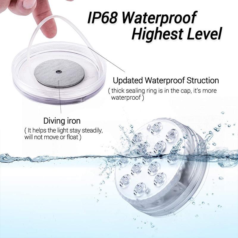Remote Control Waterproof Magnetic Suction LED Lamp-Orizon Depot