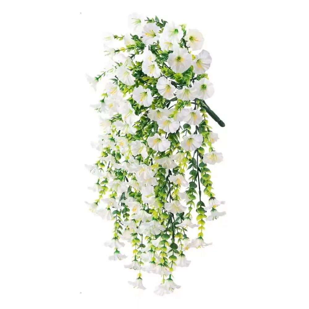UV Resistant Artificial Morning Glory Flower Hanging Decoration