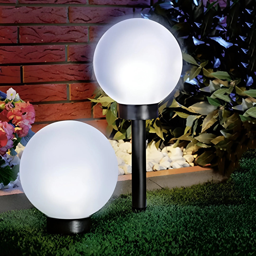Set of 3 Waterproof Solar Pathway Lights for Outdoor Illumination-Orizon Depot