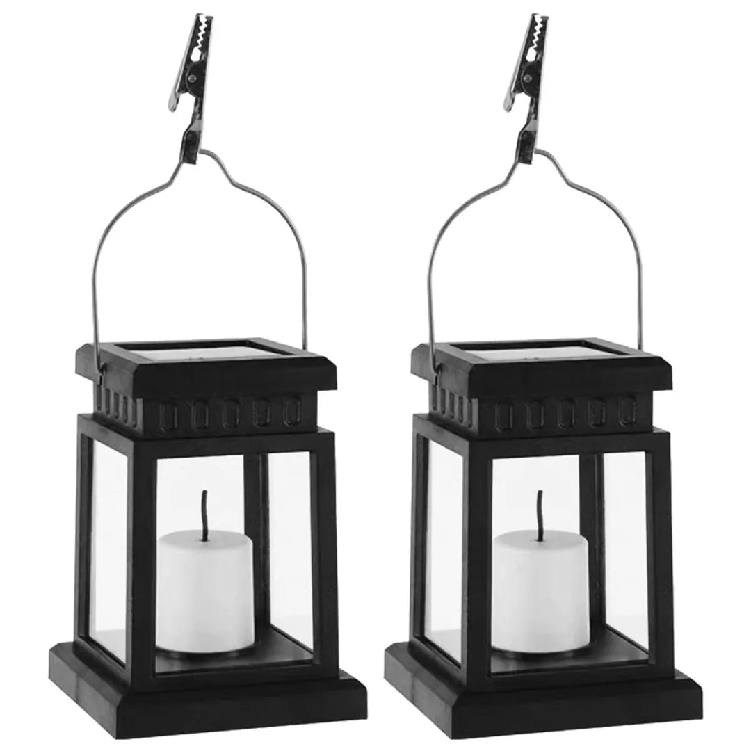 Solar LED Lantern - Stylish Outdoor Lighting with Eco-Friendly Energy-Orizon Depot