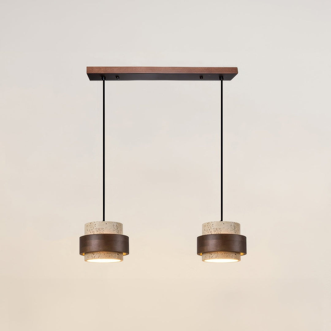 Ascend Retro Stone Wabi-Sabi Pendant-Orizon Depot