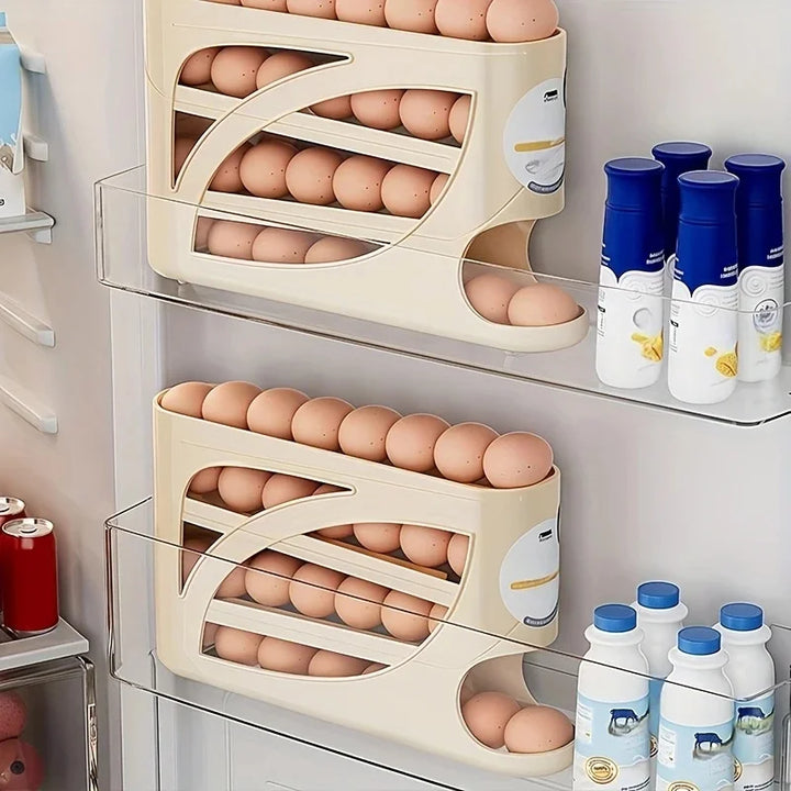 3-Tier Egg Storage Container for Refrigerator Holds 24 Eggs Organizer-Orizon Depot