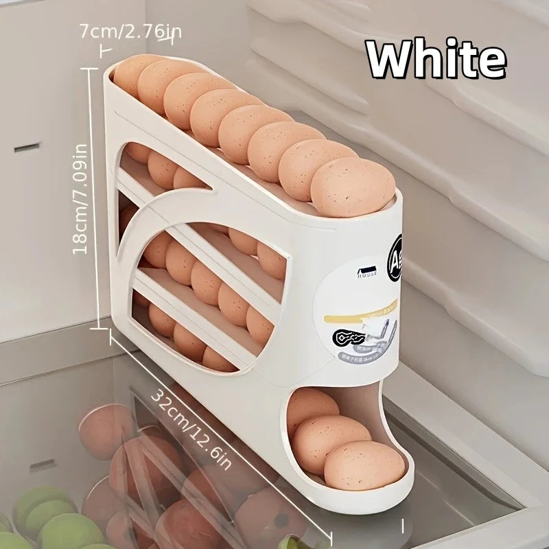 3-Tier Egg Storage Container for Refrigerator Holds 24 Eggs Organizer-Orizon Depot