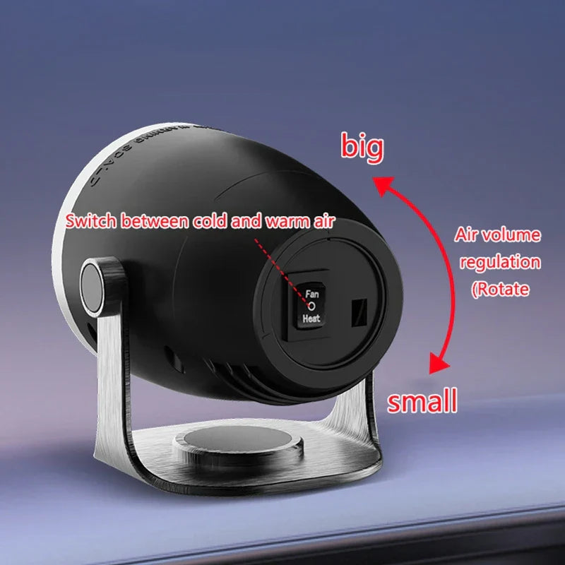 3-in-1 Car Heater and Windshield Defroster Fan for Winter-Orizon Depot