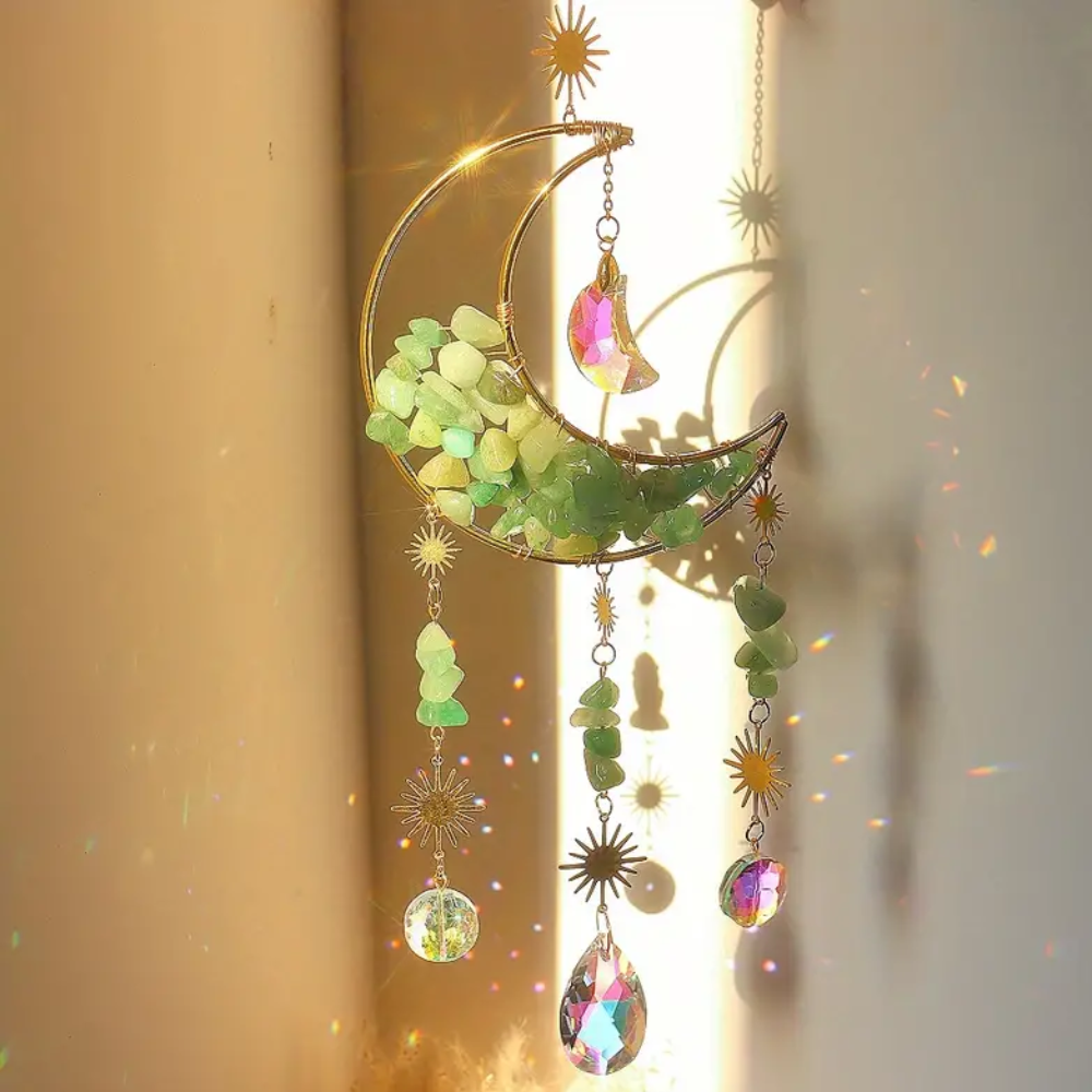 Moon Crystal Sun Catcher - Stunning Home Decor for Natural Light-Orizon Depot