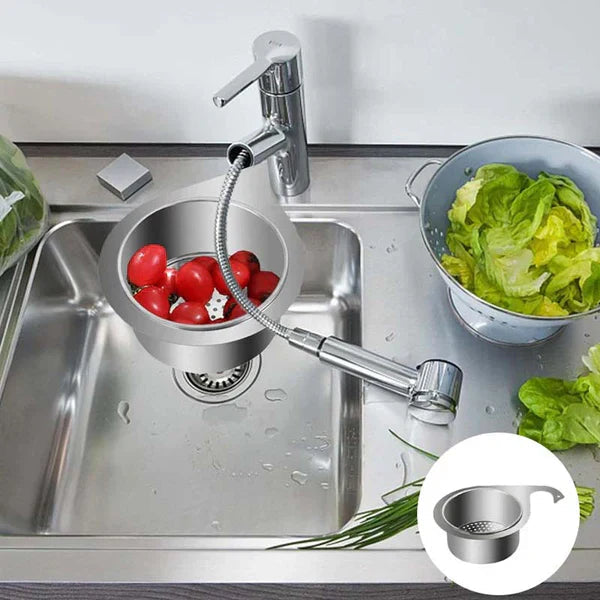 Swan-Shaped Stainless Steel Sink Basket Strainer and Drain Filter