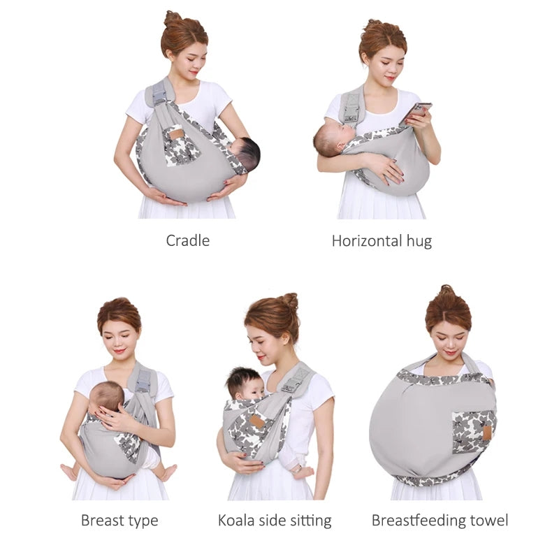 Baby Sling Carrier for Comfortable and Secure Babywearing-Orizon Depot