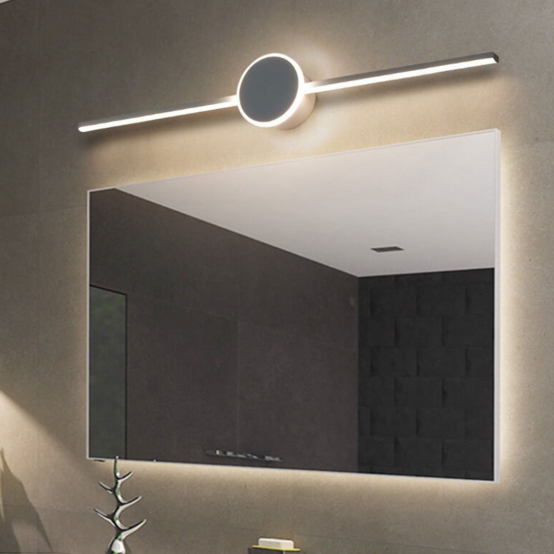 Nordic Minimalist Long Disc LED Vanity Light Wall Sconce Light-Orizon Depot