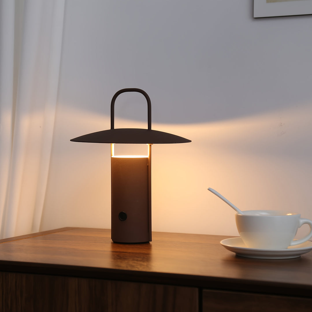 USB Rechargeable Metal Touch Lamp | Wireless LED Table Light
