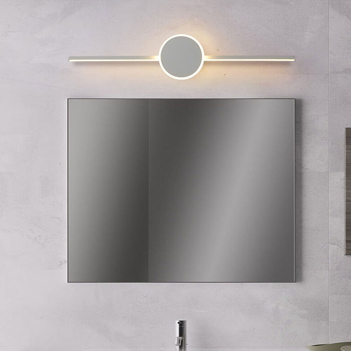 Nordic Minimalist Long Disc LED Vanity Light Wall Sconce Light-Orizon Depot