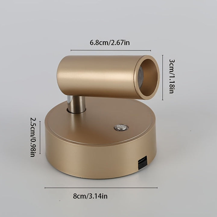 Rechargeable Magnetic Wall Light with Touch Control and Wireless Design