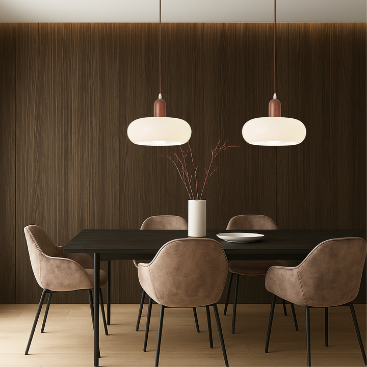 Nordic Cream Pendant Light with Modern Minimalist Elegance-Orizon Depot