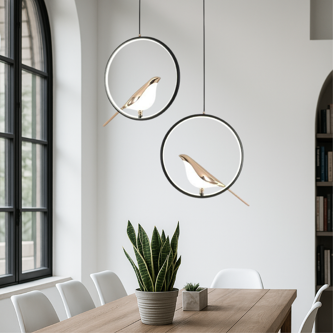 Modern Artistic Bird Pendant Lamp-Orizon Depot