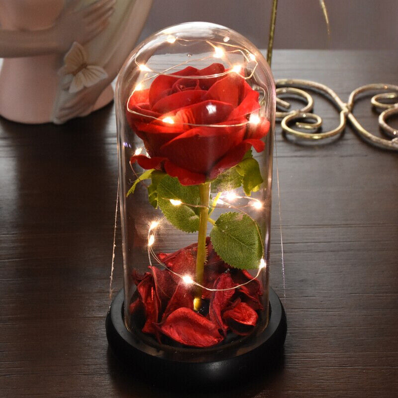 Eternal Rose Red Bloom - Long-Lasting Floral Arrangement-Orizon Depot