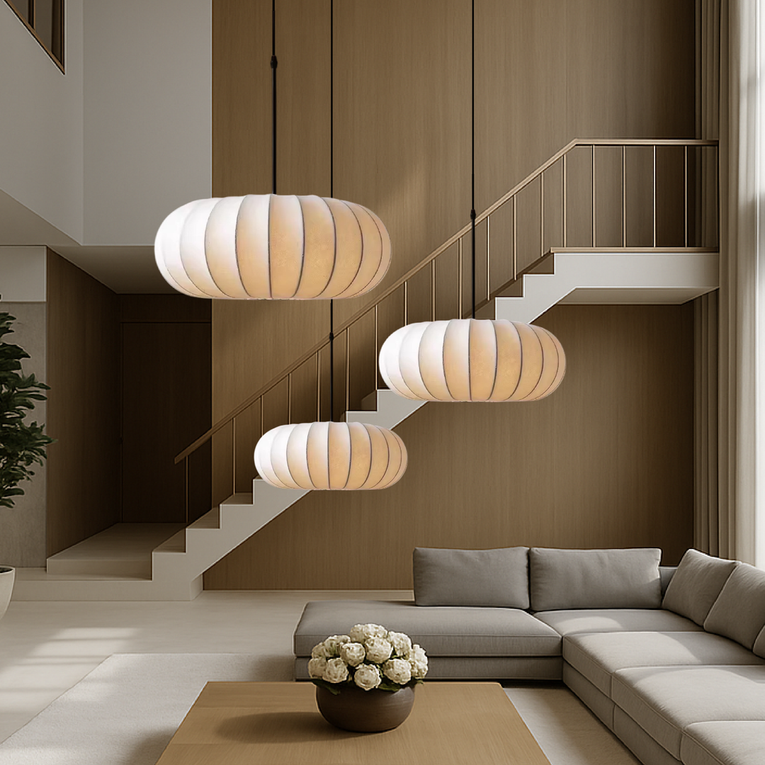 Verona Silk Pendant Light for Modern Interiors-Orizon Depot