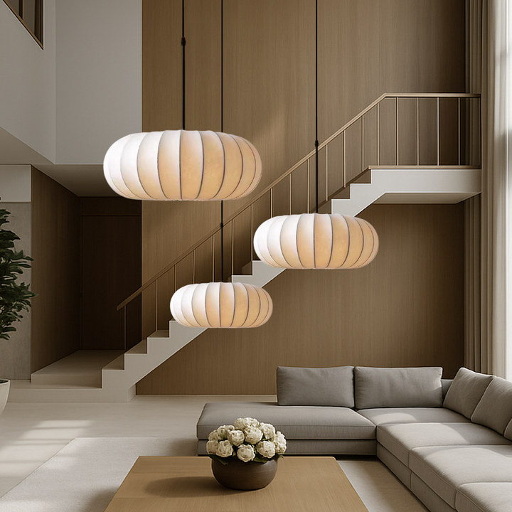 Verona Silk Pendant Light for Modern Interiors-Orizon Depot