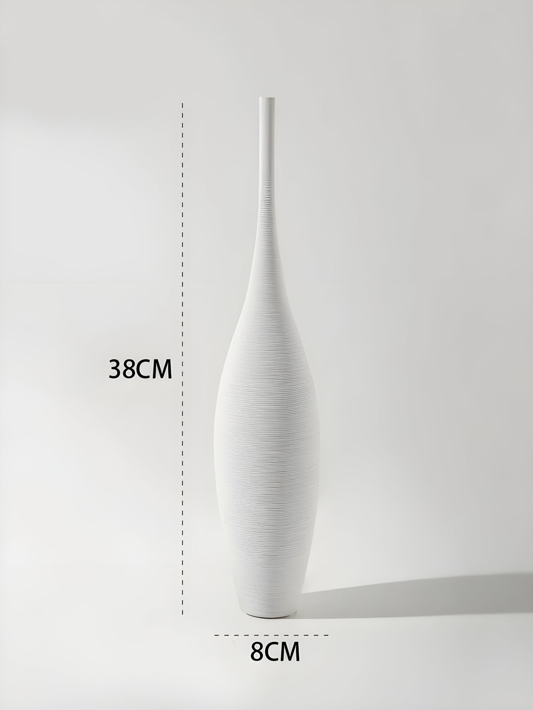 Minimalistic Handcrafted Ceramic Zen Vase for Home Decor-Orizon Depot