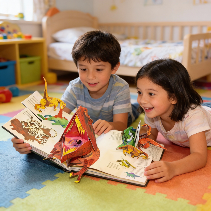 3D Pop-up Dinosaur Book for Kids - Interactive Learning Fun-Orizon Depot