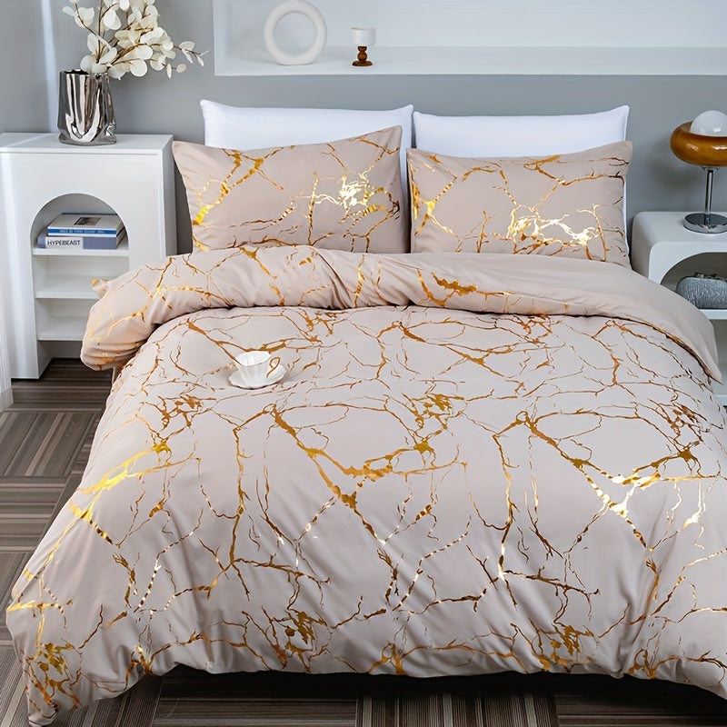 Luxury Silk Soft Duvet Cover Set – Elegant and Comfortable Bedding-Orizon Depot