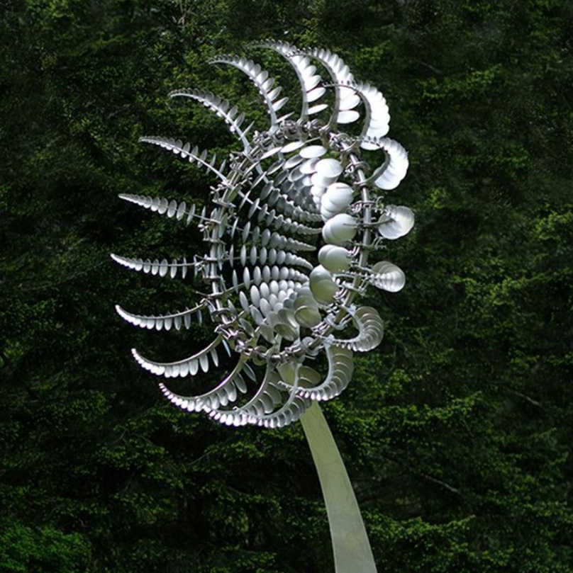 Windmill Garden Decoration - Magic Metal Outdoor Accent Piece-Orizon Depot