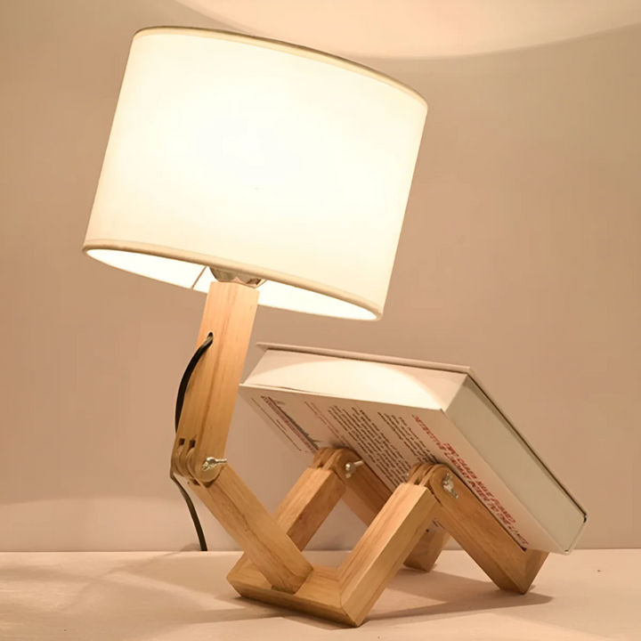 Flexible Wooden Design Table Lamp for Modern Home Decor