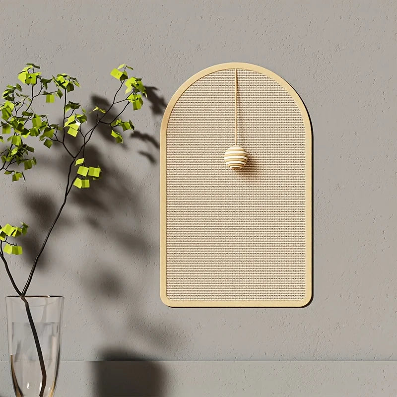 3-in-1 Wall Mounted Cat Scratch Pad Made of Sisal Material