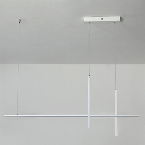 Minimalist Modern Long Linear LED Chandelier-Orizon Depot