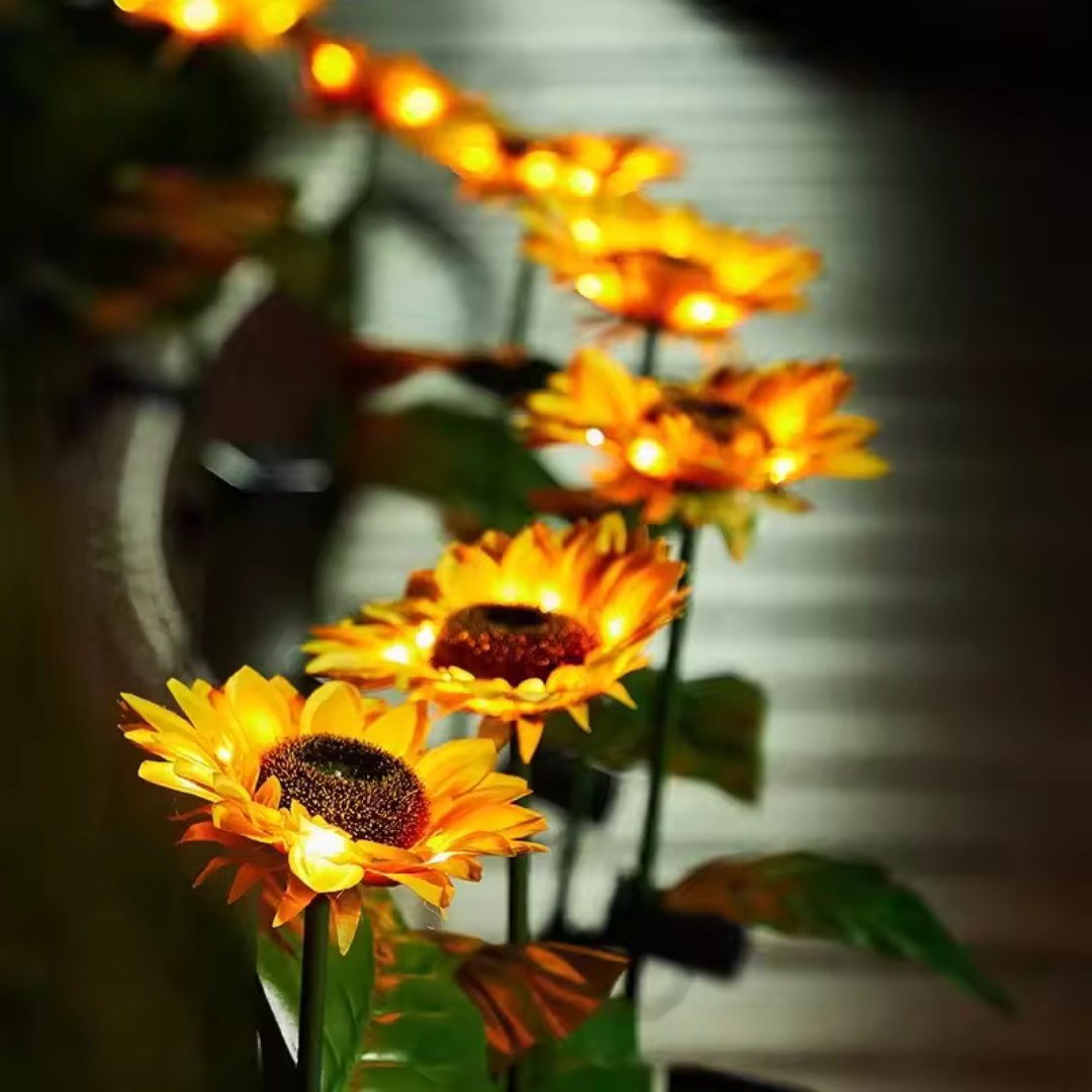 Solar LED Sunflower Garden Light for Outdoor Decor-Orizon Depot