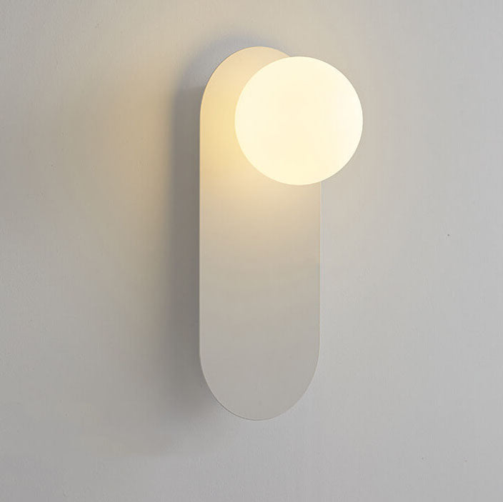 Nordic Style Glass Ring Base 1-Light Wall Sconce Lamp-Orizon Depot