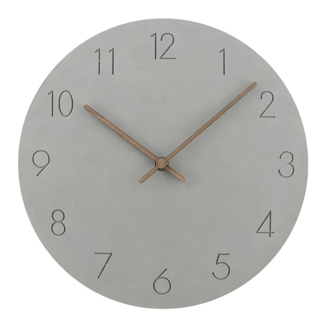 Minimalist Wall Clock | Modern Wood Design for Home Decor