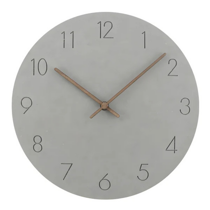 Minimalist Wall Clock | Modern Wood Design for Home Decor