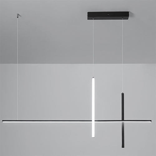 Minimalist Modern Long Linear LED Chandelier-Orizon Depot