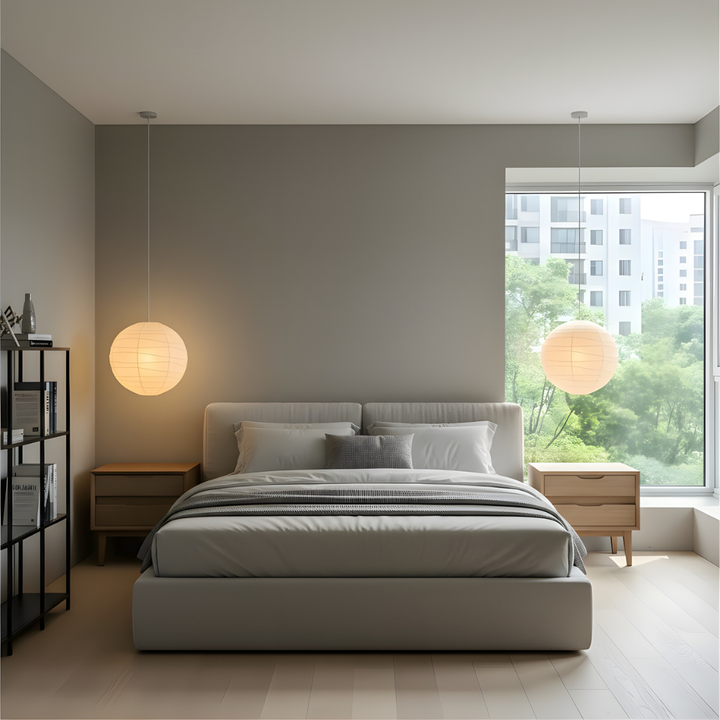 Akari A Rice Paper Pendant Light-Orizon Depot