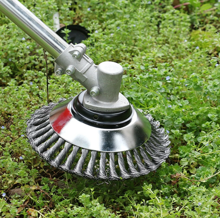 Durable Carbon Steel Weed Brush and Trimmer Tool
