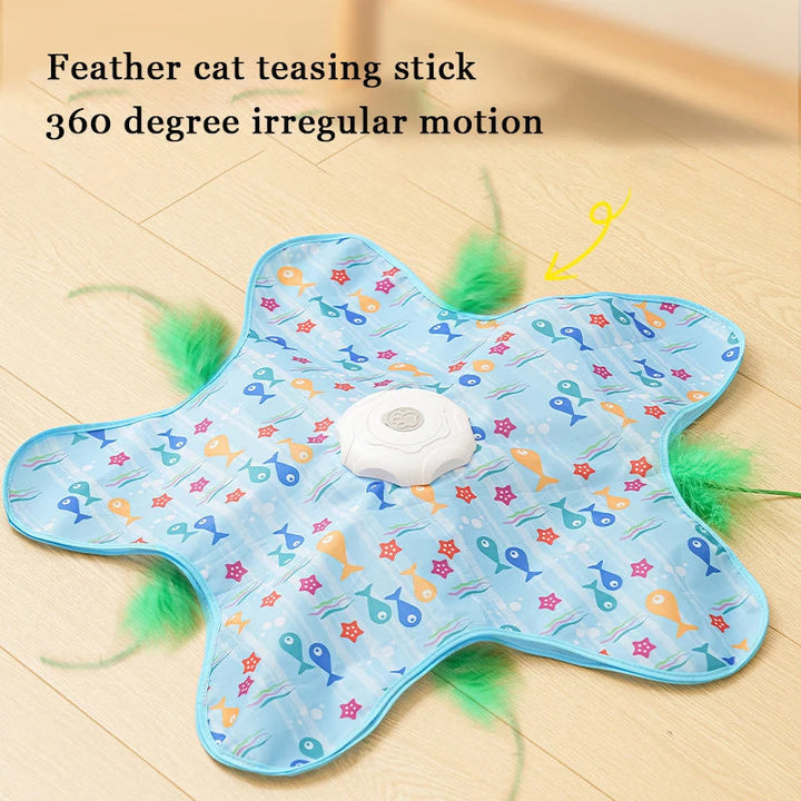 Interactive Automatic Hide and Seek Cat Toy for Fun Playtime