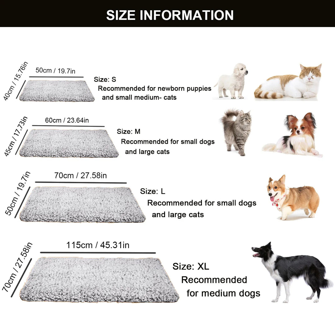 Pet Heating and Warming Pad for Cats and Dogs