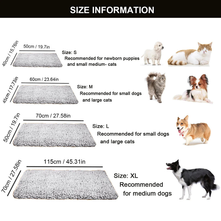 Pet Heating and Warming Pad for Cats and Dogs