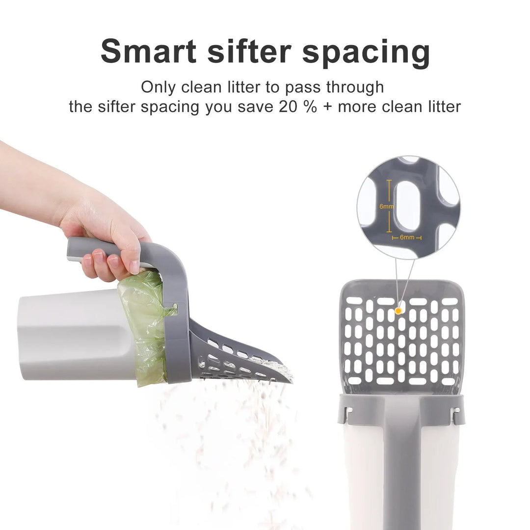 Multi-Functional Cat Litter Scoop for Easy Cleanup