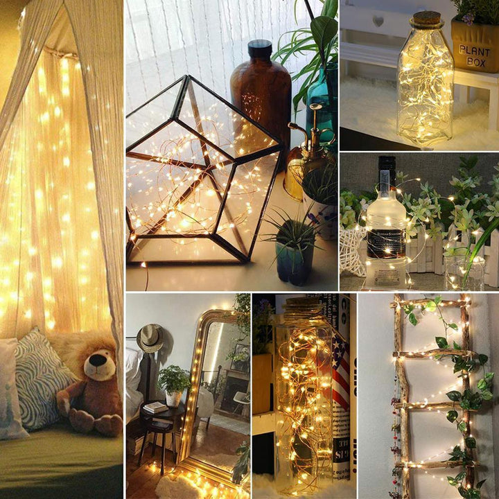 LED Wine Bottle Lamps Cork Night Light DIY Decoration - 5/10 PCS-Orizon Depot