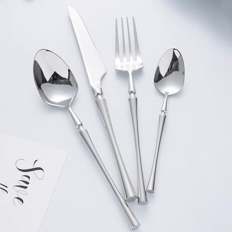 Classic Stainless Steel Cookware Set with Elegant Handles-Orizon Depot
