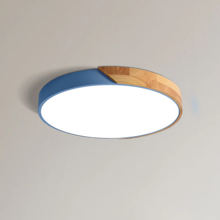 Modern Nordic Wooden Design LED Ceiling Light Fixture