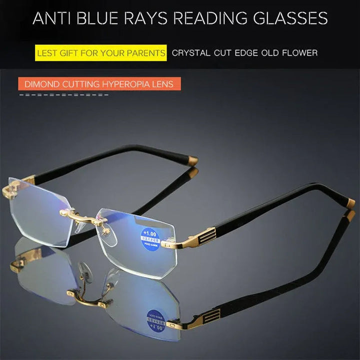 Progressive Reading Glasses with High Hardness and Anti-Blue Light Filter-Orizon Depot
