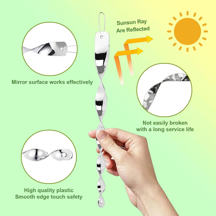 Reflective Spiral Rod for Bird Deterrent Solutions