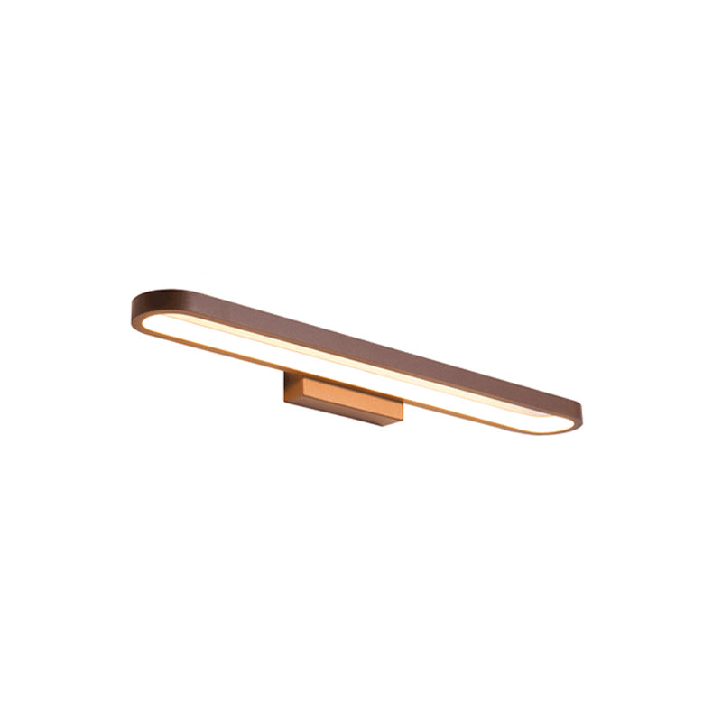 European Minimalist Circular Aluminum Vanity Lamp LED Mirror Front Wall Sconce Light-Orizon Depot