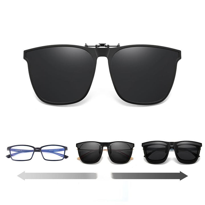 Polarized Clip-On Flip-Up Sunglasses for Enhanced Vision-Orizon Depot