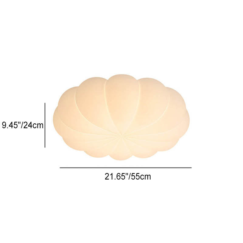 Nordic Kids Flower Design PE Shade LED Ceiling Light for Bedroom