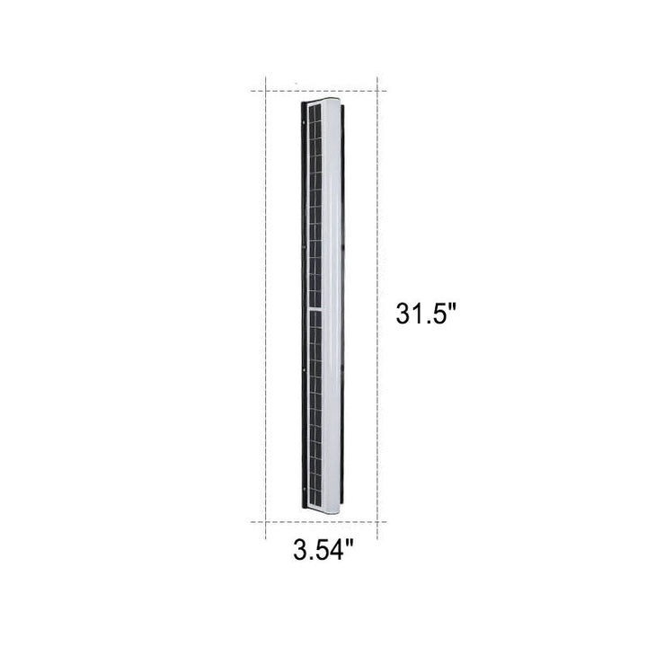 Modern Long Acrylic Solar LED Waterproof Outdoor Garden Wall Lamp-Orizon Depot