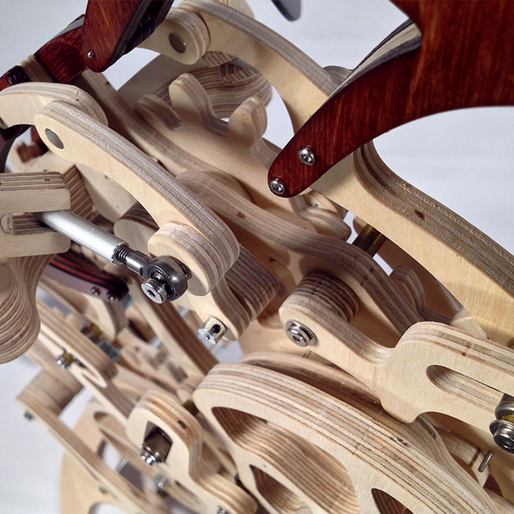 Wooden Kinetic Hummingbird Sculpture - Unique Home Decor Piece-Orizon Depot