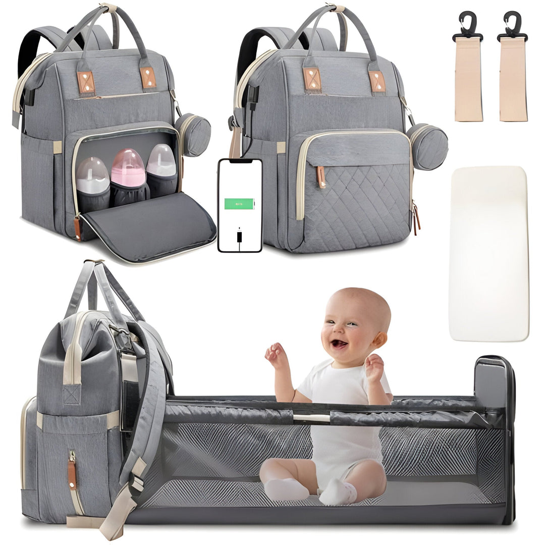 Traveling Baby Cot Changing Bag for Convenient On-the-Go Use