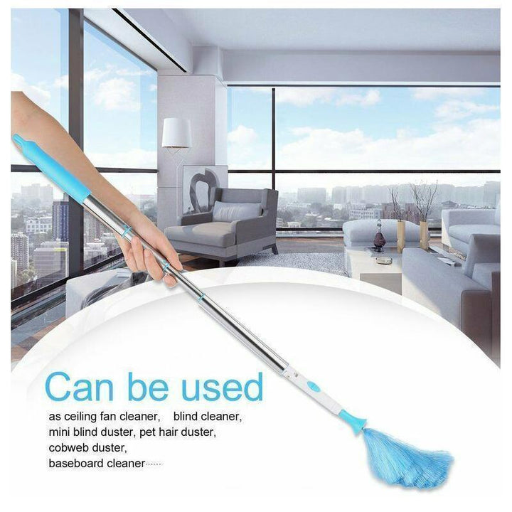 360° Rotating Electric Spin Duster with 2 Brushes for Easy Cleaning-Orizon Depot